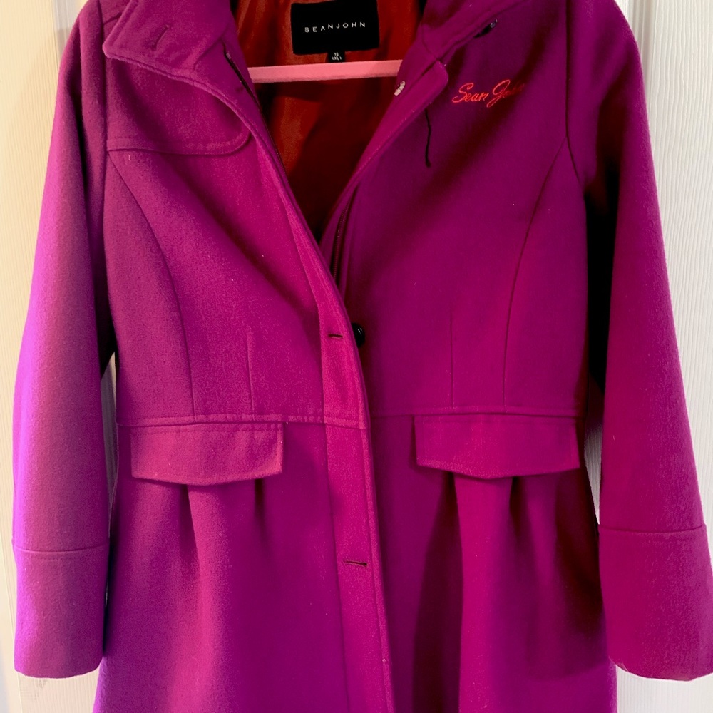 Sean Jean fuchsia kids Coat
